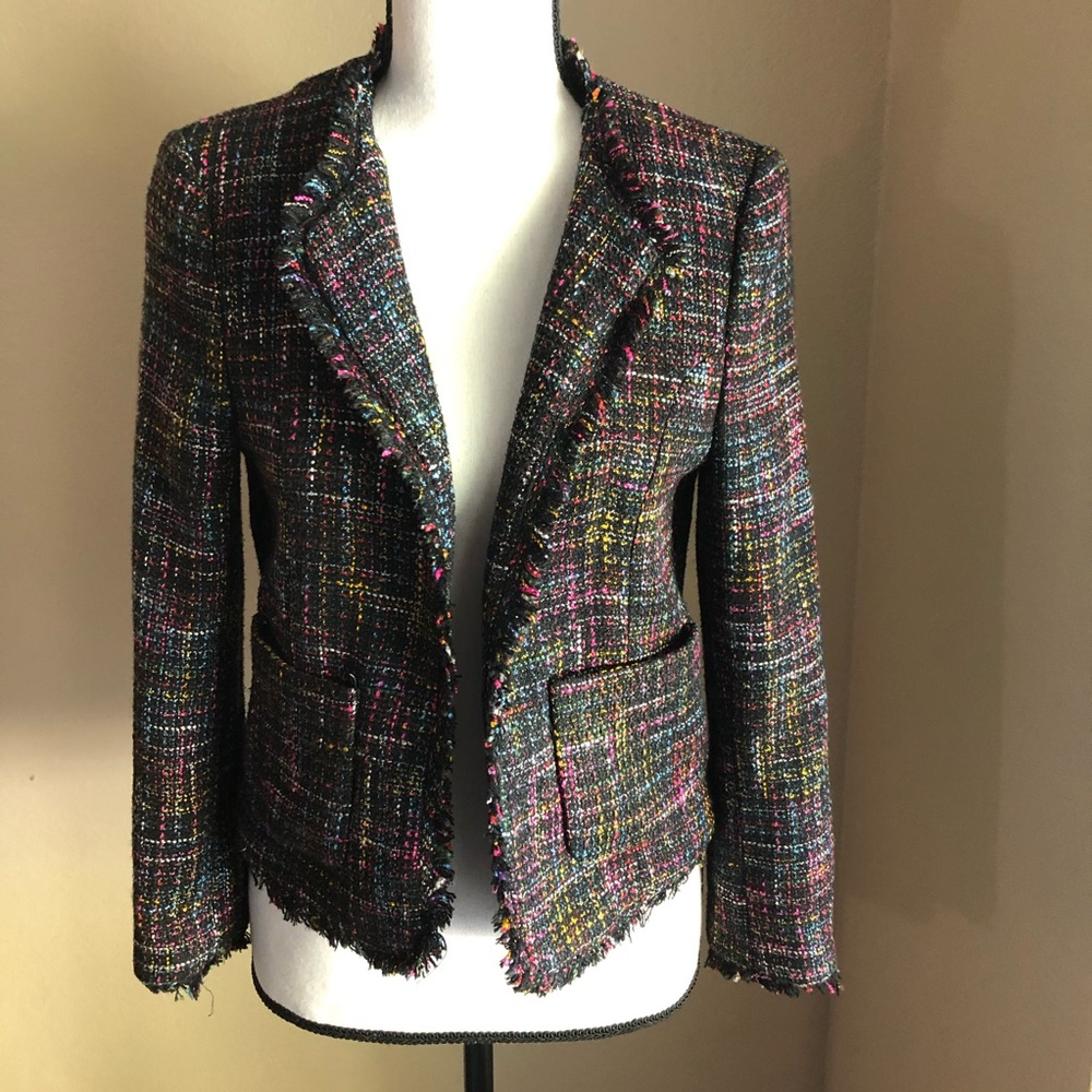 Women's Multicolor Tweed Jacket